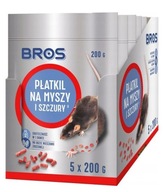 Bros FLAKES 5x200g=1kg pre myši a potkany