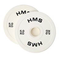 BIELE olympijské TANIERE 2x 5kg HMS SOLID BIELE olympijské TANIERE 2x 5kg HMS SOLID