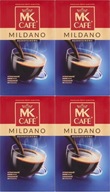 Bezkofeínová mletá káva MK Cafe Mildano 250 g x4