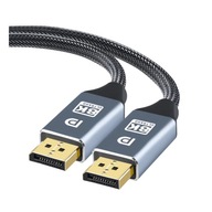 KÁBEL KÁBEL DISPLAYPORT 1.4 DP-DP 8K 4K 144HZ 1M KÁBEL KÁBEL DISPLAYPORT 1.4 DP-DP 8K 4K 144HZ 1M