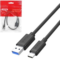 Kábel UNITEK Fast Charge USB 3.0 USB-C 5 Gb/s 50 cm Kábel UNITEK Fast Charge USB 3.0 USB-C 5 Gb/s 50 cm