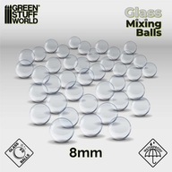 GSW sklenené miešacie guličky 8mm GSW sklenené miešacie guličky 8mm