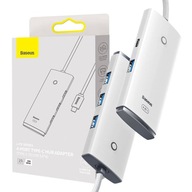 BASEUS MULTIFUNKČNÝ HUB 4V1 USB-C ADAPTÉR 25CM BASEUS MULTIFUNKČNÝ HUB 4V1 USB-C ADAPTÉR 25CM