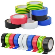 SET PVC IZOLAČNÁ PÁSKA 10ks FAREBNÁ 19x10m SET PVC IZOLAČNÁ PÁSKA 10ks FAREBNÁ 19x10m