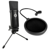 SAIBU MU-1 USB KAPACITNÝ MIKROFÓN + POP FILTER