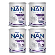 Nestlé Nan Expertpro Ha 3 mlieko pre alergikov po 12 mesiacoch Set 4x 800 g Nestlé Nan Expertpro Ha 3 mlieko pre alergikov po 12 mesiacoch Set 4x 800 g