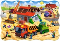 PUZZLE 20 MAXI STAVEBNÉ RÝPADLO ŽERIAV VOZIDLÁ CASTORLAND PUZZLE 20 MAXI STAVEBNÉ RÝPADLO ŽERIAV VOZIDLÁ CASTORLAND