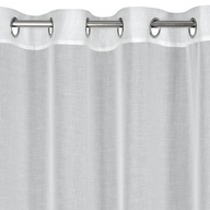 Biely záves s jemným kvetinovým vzorom 140X250 Biely záves s jemným kvetinovým vzorom 140X250