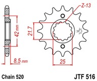 JT JTF516.16 PREDNÉ OZUBENÉ KOLO JT JTF516.16 PREDNÉ OZUBENÉ KOLO