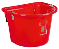Jasle na kŕmenie s popruhom a rukoväťou, 12 l, červené Jasle na kŕmenie s popruhom a rukoväťou, 12 l, červené