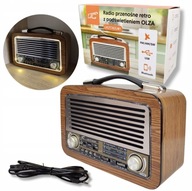Prenosné FM rádio LTC OLZA retro bluetooth s podsvietením LXLTC102UBT Prenosné FM rádio LTC OLZA retro bluetooth s podsvietením LXLTC102UBT