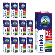 Łowicz UHT mlieko 3,2% Łowickie 1l x 12 kusov Łowicz UHT mlieko 3,2% Łowickie 1l x 12 kusov