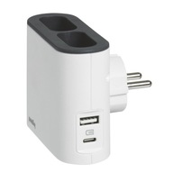 Plochý rozbočovač 2X2P USB AC-B/G Legrand 049401