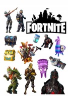 Potlač cukrovej pasty na tortu FORTNITE HIT set Potlač cukrovej pasty na tortu FORTNITE HIT set