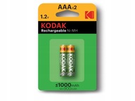 2x Batérie KODAK AAA Batéria R03 R3 1000mAh 2x Batérie KODAK AAA Batéria R03 R3 1000mAh