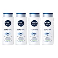 NIVEA MEN SENSITIVE sprchový gél, 4 x 500 ml bal NIVEA MEN SENSITIVE sprchový gél, 4 x 500 ml bal