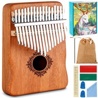 KALIMBA drevený AFRICKÝ HUDOBNÝ NÁSTROJ PIANO 17 kláves SET KALIMBA drevený AFRICKÝ HUDOBNÝ NÁSTROJ PIANO 17 kláves SET
