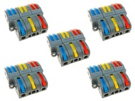 RÝCHLOSpojka, CEZ KONEKTOR, ELEKTRICKÝ KÁBLOVÝ SPOJ, VEDENIE, VODIČ 3-6 5x RÝCHLOSpojka, CEZ KONEKTOR, ELEKTRICKÝ KÁBLOVÝ SPOJ, VEDENIE, VODIČ 3-6 5x