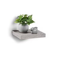 Klasická nástenná polička, MDF ŠEDÁ, 25 cm Klasická nástenná polička, MDF ŠEDÁ, 25 cm