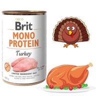 BRIT MONO PROTEIN TURECKO Mokré krmivo TURECKO 6x400g BRIT MONO PROTEIN TURECKO Mokré krmivo TURECKO 6x400g