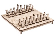 Drevené 3D puzzle – hra šach a dáma Drevené 3D puzzle – hra šach a dáma