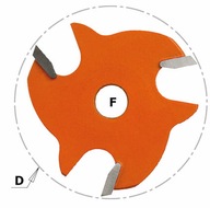 CMT Pílový kotúč na drážkovanie I=4 D=47,6 F=8 CMT Pílový kotúč na drážkovanie I=4 D=47,6 F=8
