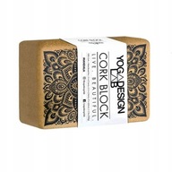 Jóga Design Lab Block Cork Mandala kocka