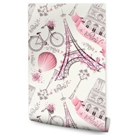 Tapeta Youth Paris Eiffel Tower Balloon Bicycles Tapeta Youth Paris Eiffel Tower Balloon Bicycles