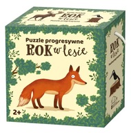 Progresívne puzzle Rok v lese 20 prvkov Progresívne puzzle Rok v lese 20 prvkov