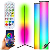 ROHOVÁ STOJNÁ STOJNÁ LAMPA RGB+W + DIAĽKOVÉ OVLÁDANIE