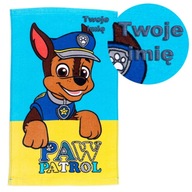 Osuška s vyšívaným menom do škôlky 30x50 Paw Patrol Chase psíkov Osuška s vyšívaným menom do škôlky 30x50 Paw Patrol Chase psíkov