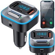 BLUETOOTH AUDIO VYSIELAČ FM MP3 BT AUX RÝCHLA NABÍJAČKA 3X USB QC 3.0 RGB BLUETOOTH AUDIO VYSIELAČ FM MP3 BT AUX RÝCHLA NABÍJAČKA 3X USB QC 3.0 RGB