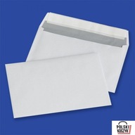 NC C6 HK obálky, biele, 80 g, 1000 kusov, samolepiace s prúžkom
