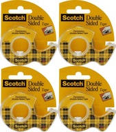 Scotch obojstranná lepiaca páska, obojstranná x4
