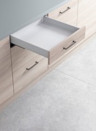 Hafele Matrix S35 500 H84 zásuvka, nízka, biela Hafele Matrix S35 500 H84 zásuvka, nízka, biela