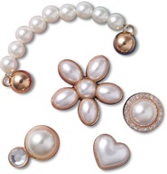 Špendlíky do topánok Jibbitz Charms Šperky Crocs Dainty Pearl 5 Pack Špendlíky do topánok Jibbitz Charms Šperky Crocs Dainty Pearl 5 Pack