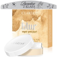 Claresa Blur Super Pow(D)Er béžový tapiokový sypký púder na tvár + FILE Claresa Blur Super Pow(D)Er béžový tapiokový sypký púder na tvár + FILE