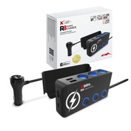 Rozbočovač do zásuvky zapaľovača 12/24V Xblitz R8 Rozbočovač do zásuvky zapaľovača 12/24V Xblitz R8