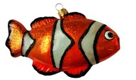 SKLENENÉ VIANOČNÉ GULE Nemo Fish 13cm