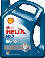 Olej Shell Helix HX7 5W40 4L DIESEL LPG BENZÍN