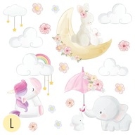 Samolepky na stenu L BUNNY CLOUD 50x100cm Samolepky na stenu L BUNNY CLOUD 50x100cm