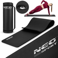 Podložka na cvičenie s otvormi, hrúbka 183 x 60 cm Neo-Sport - 192000 čierna Podložka na cvičenie s otvormi, hrúbka 183 x 60 cm Neo-Sport - 192000 čierna