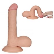 Dildo Penis S PRÍSAVKOU 18cm miešok žaluď