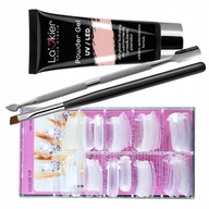 ACRYL GEL set 50ml PRÁŠKOVÝ GEL lak + formy ACRYL GEL set 50ml PRÁŠKOVÝ GEL lak + formy