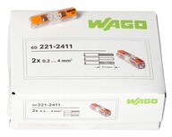WAGO rýchlospojka 221-2411 2 x 0,2 - 4 mm² 60 ks WAGO rýchlospojka 221-2411 2 x 0,2 - 4 mm² 60 ks