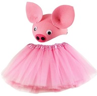 PEPA PIG PIGLE OUTFIT KLOBÚK + SUKŇA PEPA PIG PIGLE OUTFIT KLOBÚK + SUKŇA