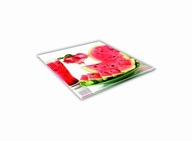 SKLENENÁ KUCHYNSKÁ DOSKA 25x25 413e Melón SKLENENÁ KUCHYNSKÁ DOSKA 25x25 413e Melón