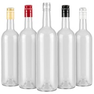 10X FĽAŠA NA VÍNO 750ml Číra fľaša na víno 0,75l so skrutkovacím uzáverom 10X FĽAŠA NA VÍNO 750ml Číra fľaša na víno 0,75l so skrutkovacím uzáverom