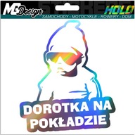 Nálepka na okno DOROTKA ON BOARD HOLOGRAM Nálepka na okno DOROTKA ON BOARD HOLOGRAM