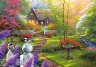 PUZZLE 500 POHĽAD DOM ZÁHRADA VTÁKY LES 9+ KOLEČKO PUZZLE 500 POHĽAD DOM ZÁHRADA VTÁKY LES 9+ KOLEČKO